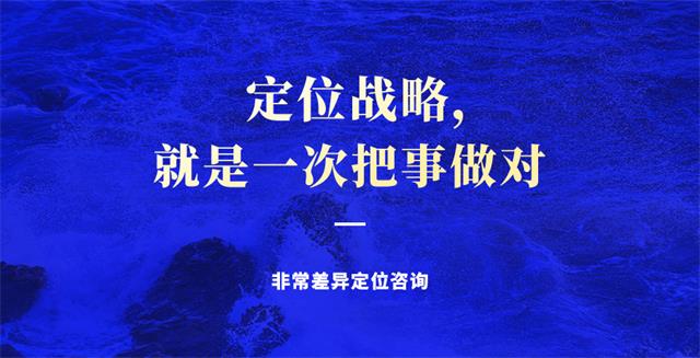 非常差异定位战略：帮助企业从产品跨越到品牌